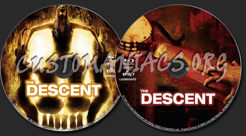 The Descent blu-ray label