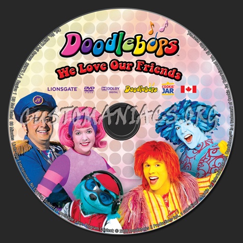 Doodlebops We Love Our Friends dvd label