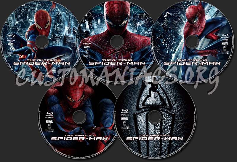 The Amazing Spider-Man blu-ray label