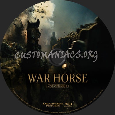 War Horse blu-ray label