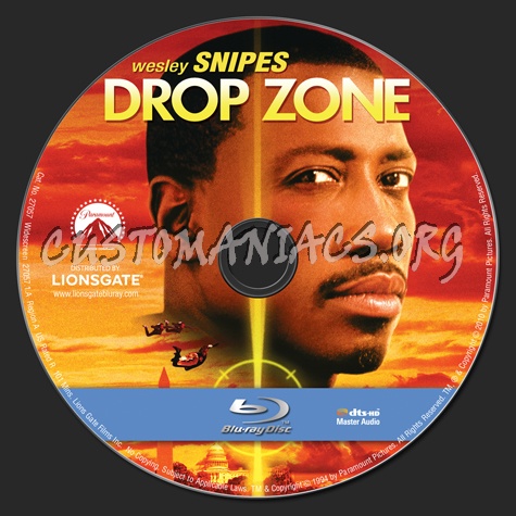 Drop Zone blu ray label DVD Covers Labels by Customaniacs id