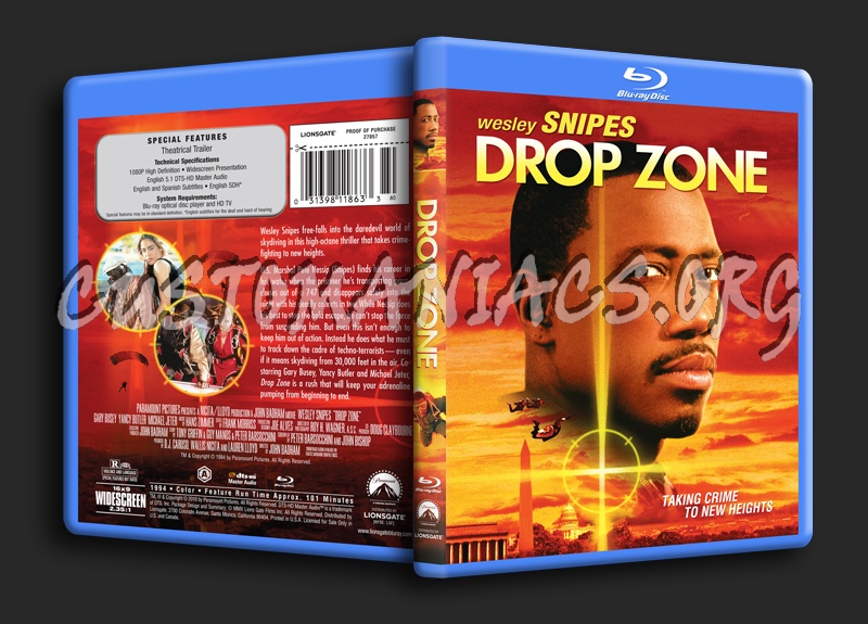 Drop Zone blu-ray cover