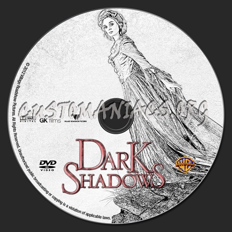 Dark Shadows dvd label