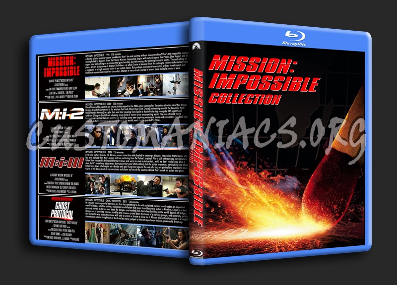 Mission: Impossible Collection blu-ray cover