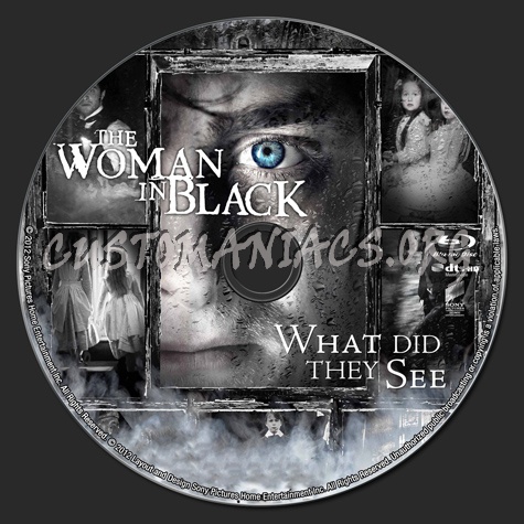 The Woman in Black blu-ray label