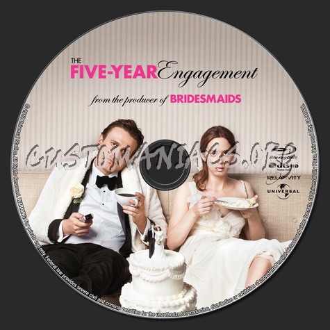 The Five-Year Engagement blu-ray label