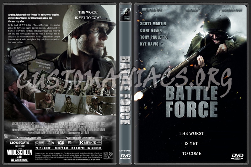 Battle Force (aka Battle Recon The Call To Duty) dvd cover