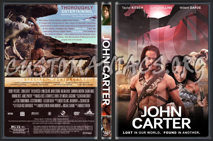 John Carter dvd cover