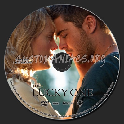 The Lucky One dvd label