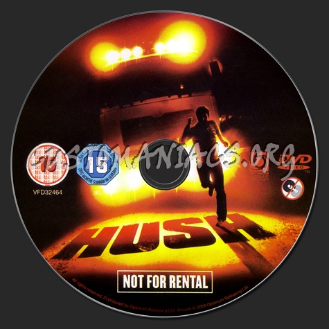 Hush dvd label