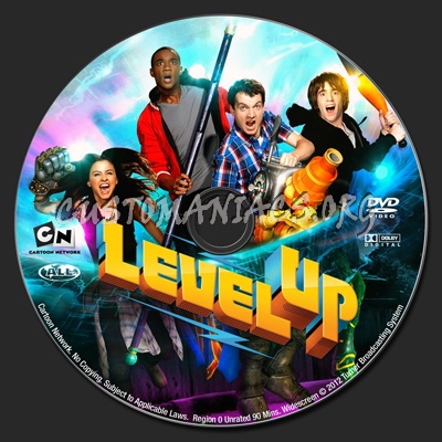 Level Up dvd label