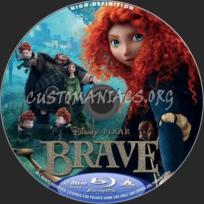 Brave blu-ray label