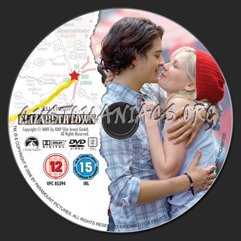 Elizabethtown dvd label