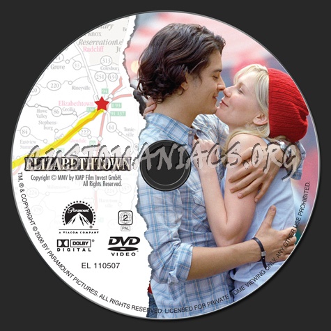 Elizabethtown dvd label