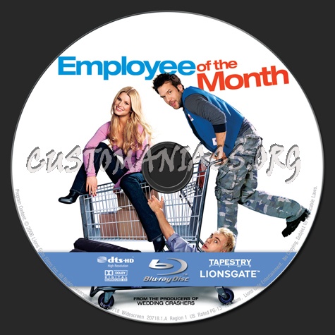 Employee of the Month blu-ray label