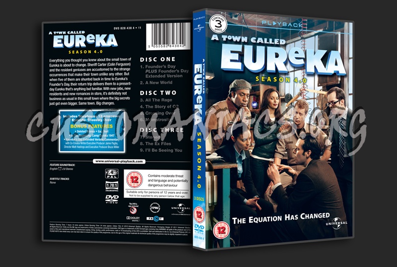 Eureka Season 4.0 dvd cover