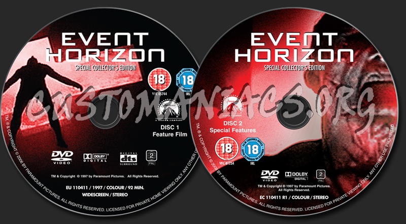 Event Horizon dvd label