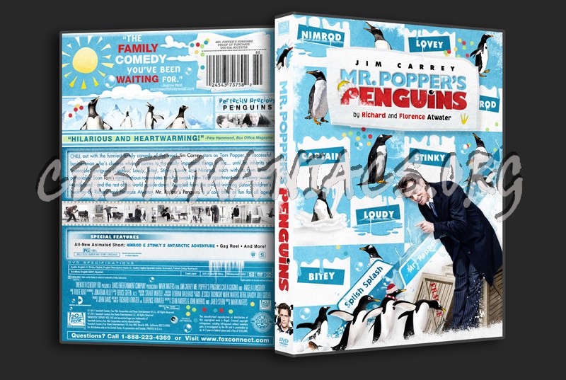 Mr. Popper's Penguins dvd cover