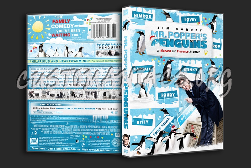 Mr. Popper's Penguins dvd cover