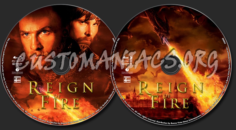 Reign of Fire blu-ray label