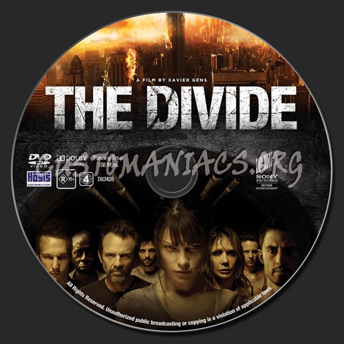 The Divide dvd label