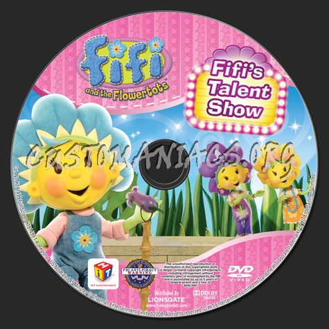 Fifi and the Flowertots:  Fifi's Talent Show dvd label