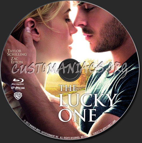 The Lucky One blu-ray label