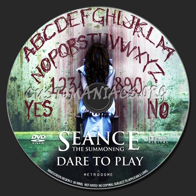 Seance The Summoning dvd label