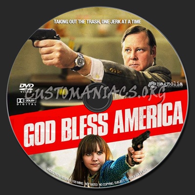 God Bless America dvd label