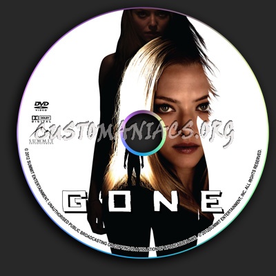 Gone dvd label