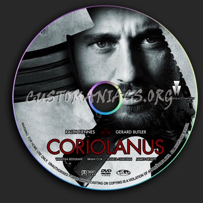 Coriolanus dvd label