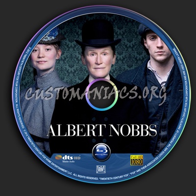 Albert Nobbs blu-ray label