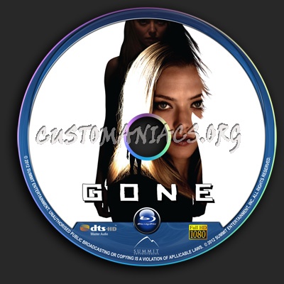 Gone blu-ray label