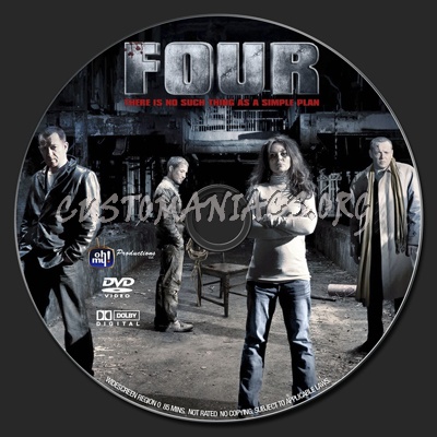 Four dvd label