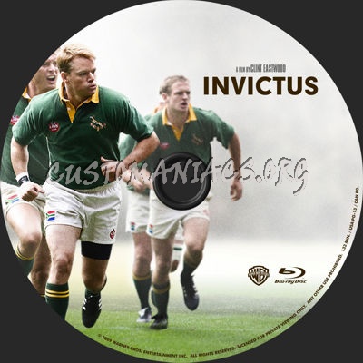 Invictus blu-ray label