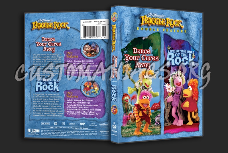 Fraggle Rock: Dance Your Cares Away / Live By the Rule of the Rock dvd cover