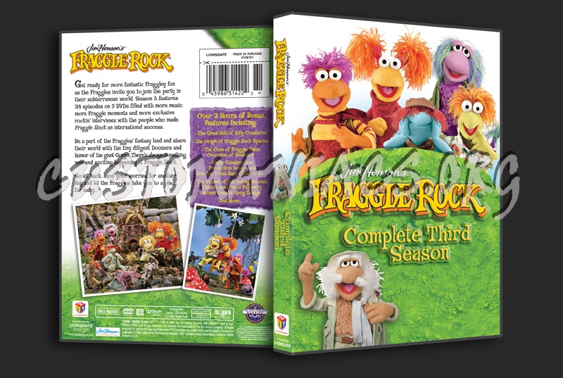 Fraggle Rock Season 3 dvd cover