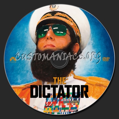 The Dictator dvd label