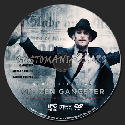 Citizen Gangster dvd label