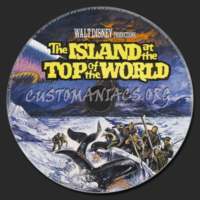 The Island at the Top of the World dvd label