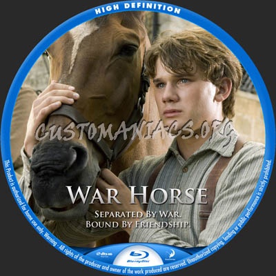 War Horse blu-ray label