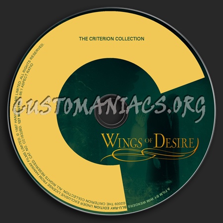 490 - Wings Of Desire dvd label