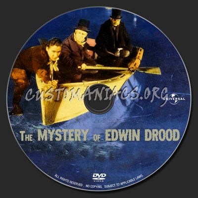 The Mystery Of Edwin Drood dvd label