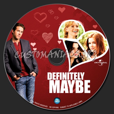 Definitely, Maybe blu-ray label