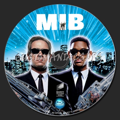 Men In Black blu-ray label