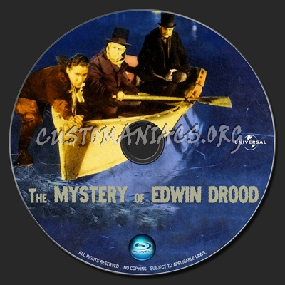 The Mystery Of Edwin Drood blu-ray label