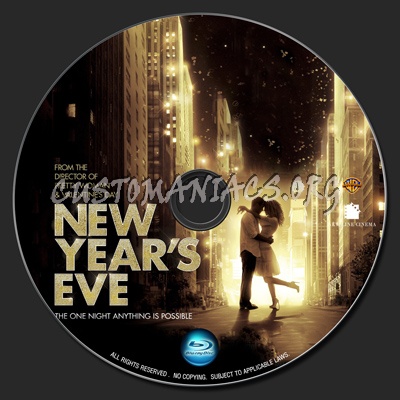 New Year's Eve blu-ray label