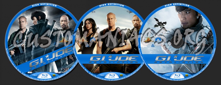 G.I. Joe: Retaliation blu-ray label