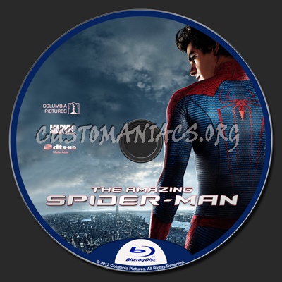 The Amazing Spider-Man blu-ray label