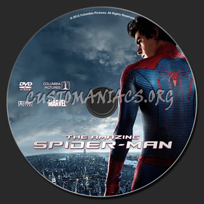 The Amazing Spider-Man dvd label